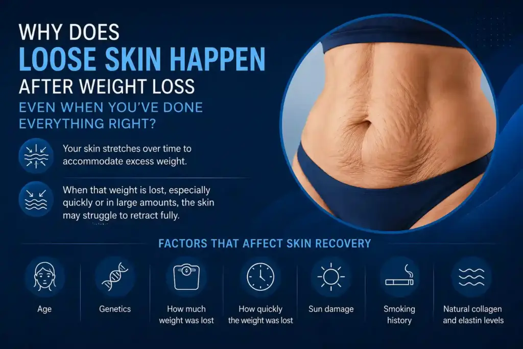 Why Does Loose Skin Happen After Weight Loss Even When You’ve Done Everything Right Bridgend?