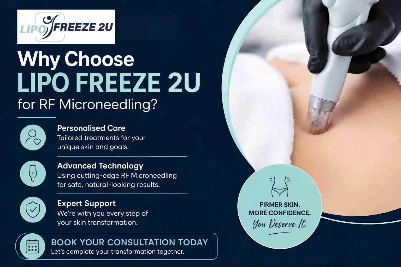 Why Choose LIPO FREEZE 2U for RF Microneedling Bridgend?